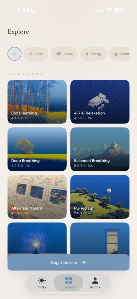 Explore: curated techniques