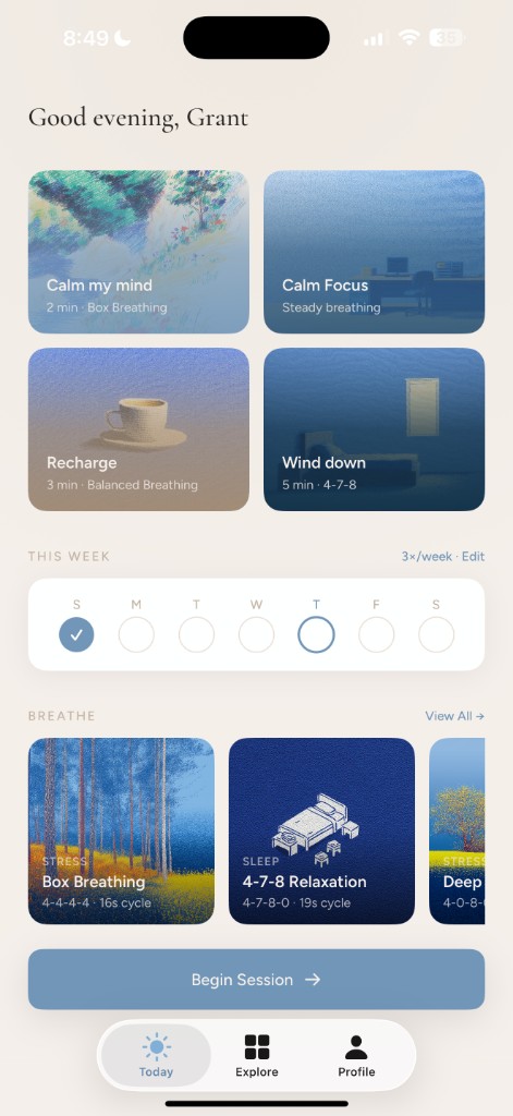 Refresh home screen